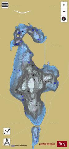 Gregory, Lac depth contour Map - i-Boating App