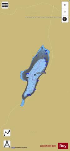 Poitras, Lac depth contour Map - i-Boating App