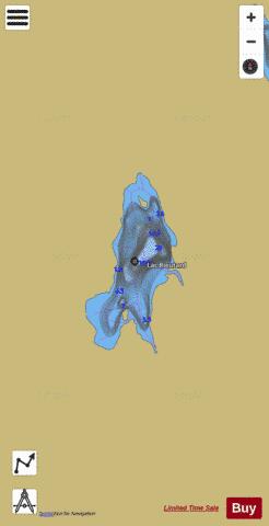 Rieutard, Lac depth contour Map - i-Boating App