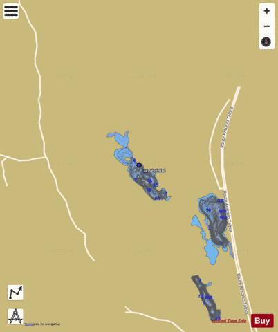 Serenite, Lac depth contour Map - i-Boating App