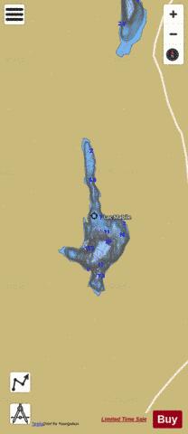 Mabile, Lac depth contour Map - i-Boating App