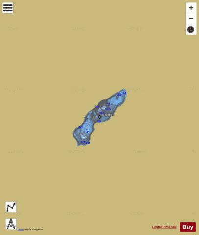 Gobeil, Lac depth contour Map - i-Boating App