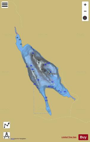 Enfer, Lac de l' depth contour Map - i-Boating App