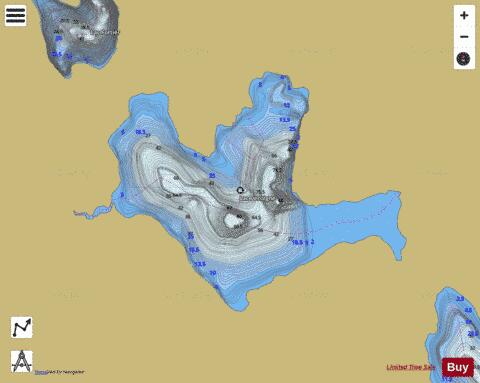 Decoigne, Lac depth contour Map - i-Boating App
