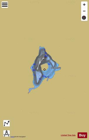 Bonjour, Lac depth contour Map - i-Boating App