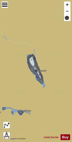 Leneuf, Lac depth contour Map - i-Boating App