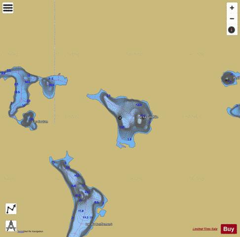La Giroflee, Lac depth contour Map - i-Boating App