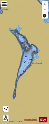 Renflement, Lac du depth contour Map - i-Boating App
