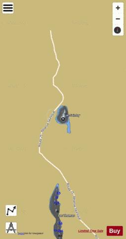 Saintry, Lac depth contour Map - i-Boating App