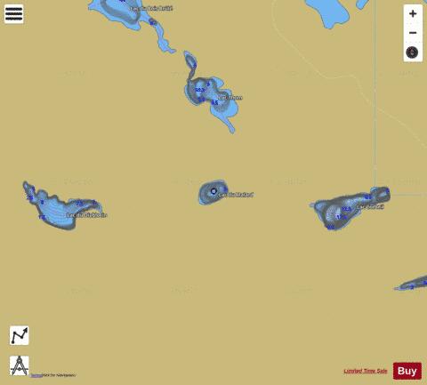 Malard, Lac du depth contour Map - i-Boating App