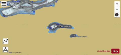 Hamel, Lac depth contour Map - i-Boating App