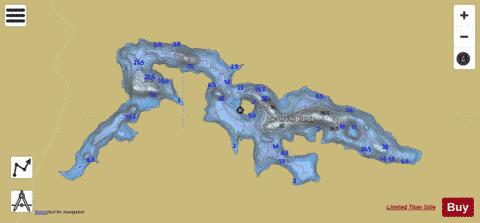 Ile Ronde, Lac de l' depth contour Map - i-Boating App