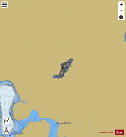 Castilly, Lac depth contour Map - i-Boating App