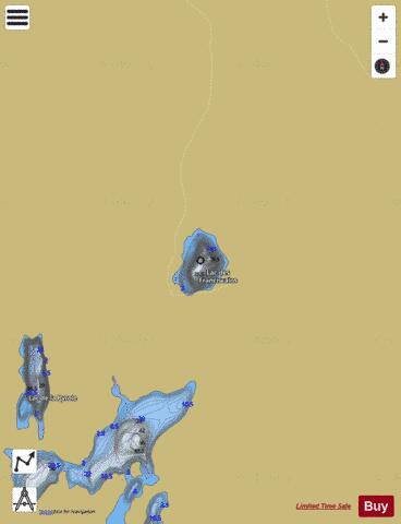 Franciscains, Lac des depth contour Map - i-Boating App