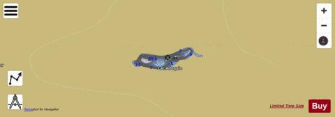 Arlequin, Lac depth contour Map - i-Boating App