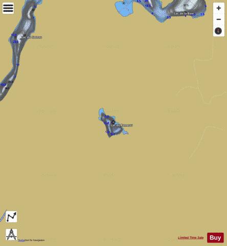 Rameau, Lac du depth contour Map - i-Boating App