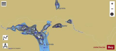 Levier, Lac depth contour Map - i-Boating App