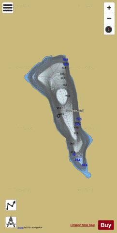 Edouard, Lac depth contour Map - i-Boating App