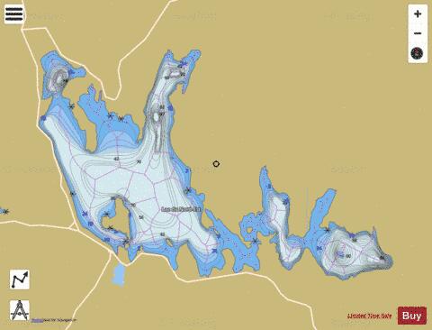 Nord-Est, Lac du depth contour Map - i-Boating App