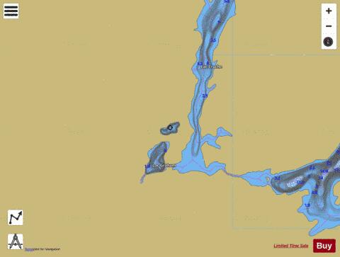 Surprise, Lac depth contour Map - i-Boating App