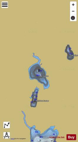 Castos, Lac depth contour Map - i-Boating App