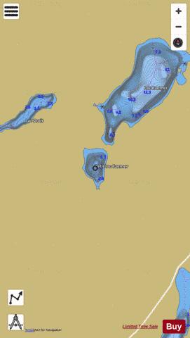 Raemer, Petit lac depth contour Map - i-Boating App