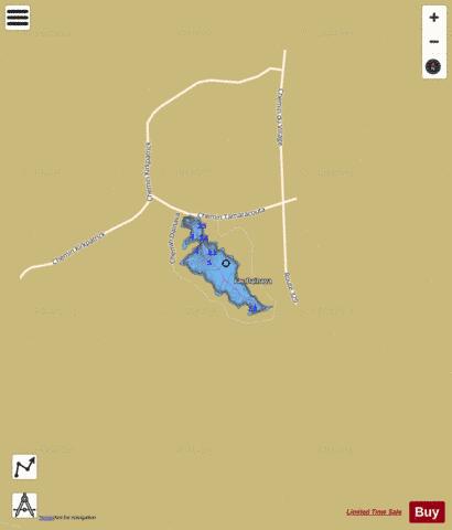 Dainava, Lac depth contour Map - i-Boating App