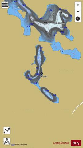 Louis, Lac depth contour Map - i-Boating App