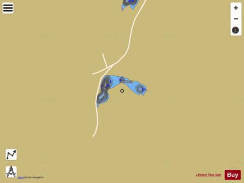 Plouf, Lac depth contour Map - i-Boating App