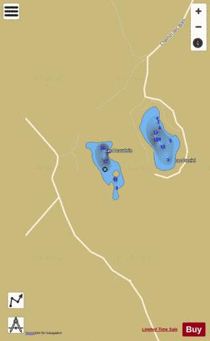 Beaudoin  Lac depth contour Map - i-Boating App