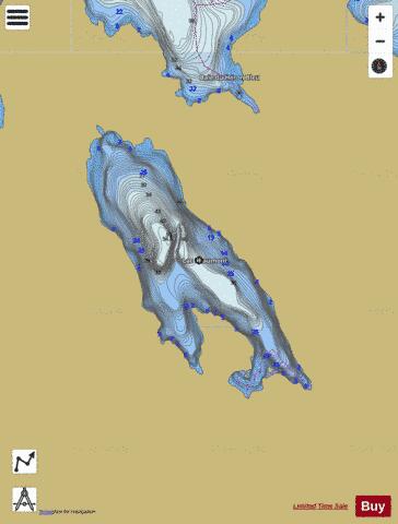 Chaumont, Lac depth contour Map - i-Boating App