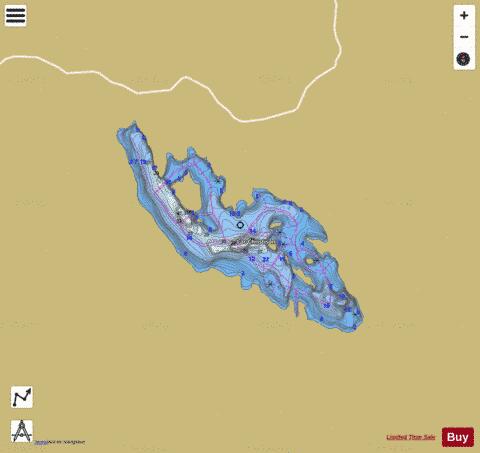 Christison, Lac depth contour Map - i-Boating App