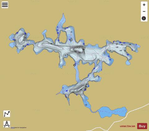 Depot, Lac du depth contour Map - i-Boating App