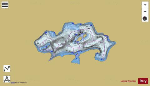 Dugal, Lac depth contour Map - i-Boating App