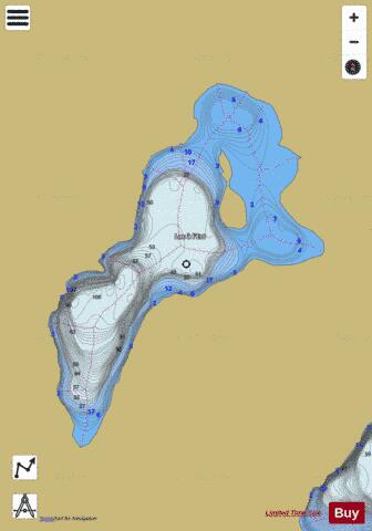 Est, Lac a l' depth contour Map - i-Boating App