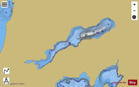 Ingenieurs, Lac des depth contour Map - i-Boating App