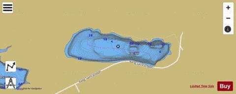 Joli, Lac depth contour Map - i-Boating App