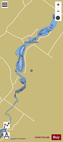 Joseph  Lac depth contour Map - i-Boating App