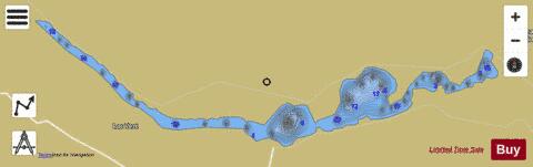 Kenogamichiche  Lac depth contour Map - i-Boating App
