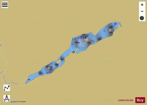 La Riviere, Lac depth contour Map - i-Boating App