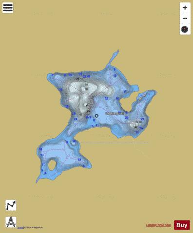 MARGARET depth contour Map - i-Boating App