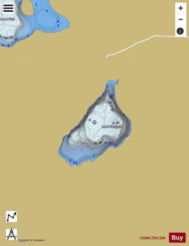 Orignal, Lac a l' depth contour Map - i-Boating App