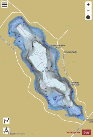 Portage, Lac du depth contour Map - i-Boating App