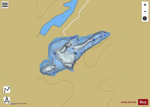 Robidoux, Lac depth contour Map - i-Boating App