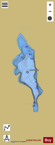 Senaka, Lac depth contour Map - i-Boating App