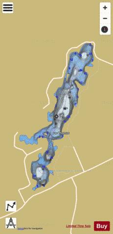 Thomas, Lac depth contour Map - i-Boating App