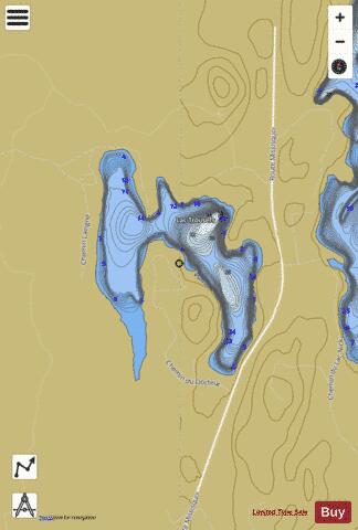 Trousers  Lac depth contour Map - i-Boating App