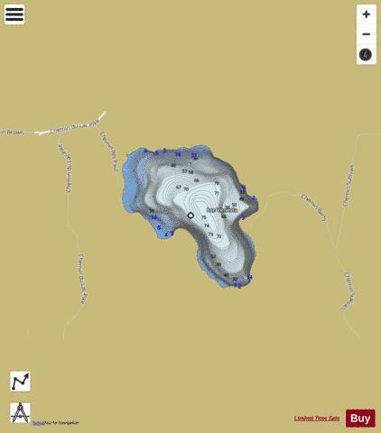 Venosta  Lac depth contour Map - i-Boating App