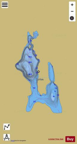 Vera, Lac depth contour Map - i-Boating App