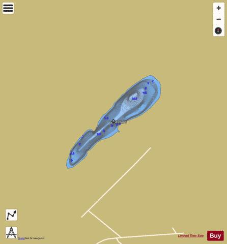 Clair / Welland  Lac depth contour Map - i-Boating App